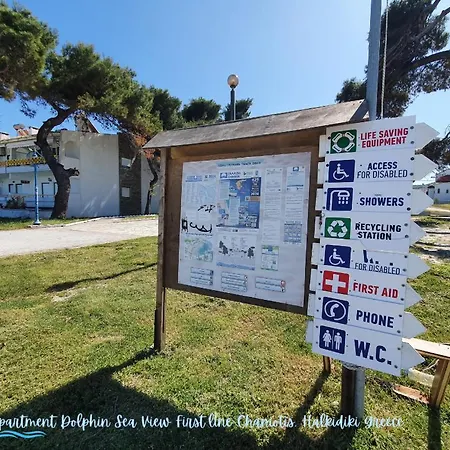 Dolphin Sea View And First Line Διαμέρισμα Χανιώτη