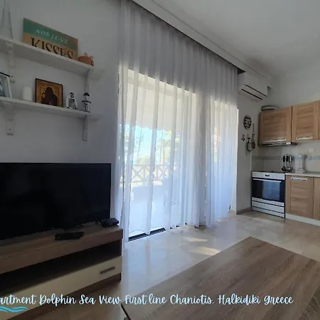 Dolphin Sea View And First Line Χανιώτη