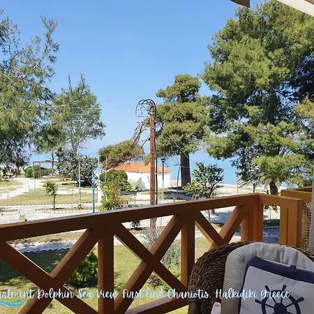 Dolphin Sea View And First Line Apartment Hanioti