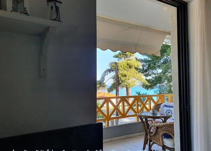 Dolphin Sea View And First Line Apartment Chaniotis